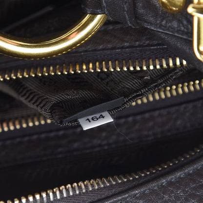Prada Vitello Daino Hobo Teak 8 of 10