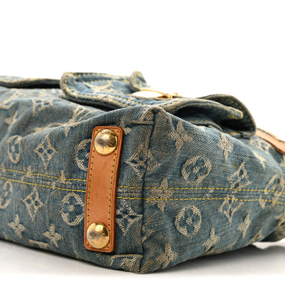 Louis Vuitton Monogram Denim Baggy PM Blue 10 of 14