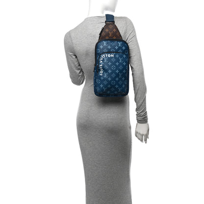 Louis Vuitton Monogram Avenue Sling Bag NM Atlantic Blue 2 of 9