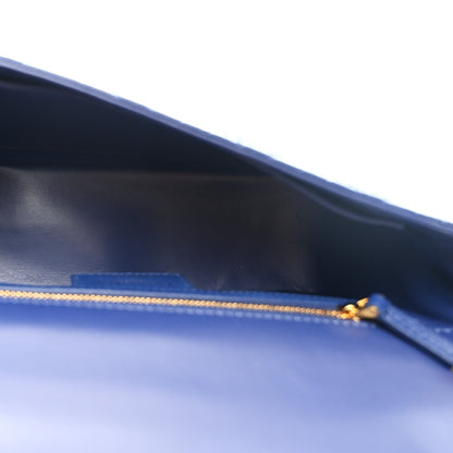 Christian Dior Calfskin Cannage Medium Caro Bag Royal Blue 9 of 19