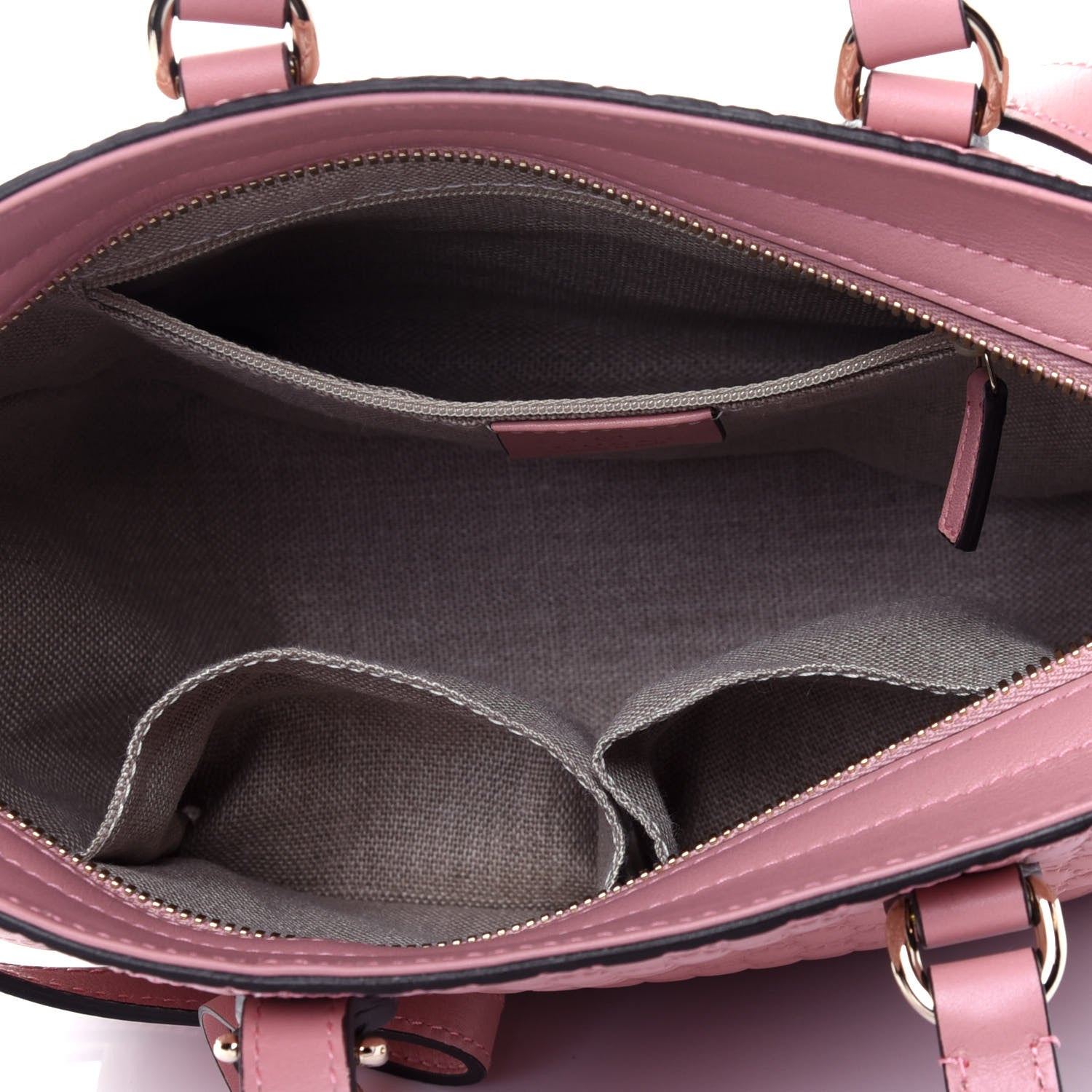 Gucci Microguccissima Small Bree Tote Soft Pink 6 of 12