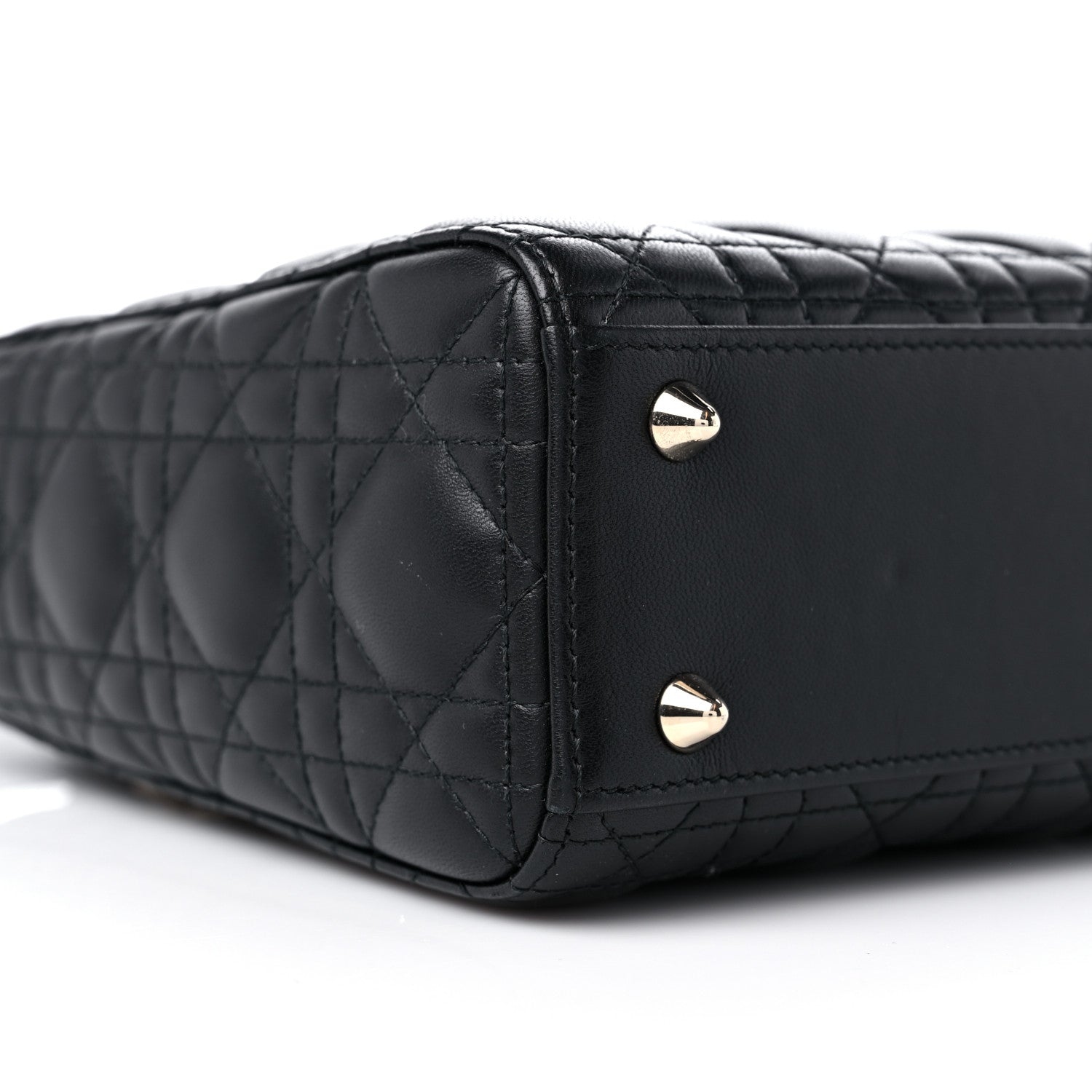 Christian Dior Lambskin Cannage Small My ABCDior Lady Dior Black 7 of 9