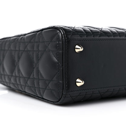 Christian Dior Lambskin Cannage Small My ABCDior Lady Dior Black 7 of 9