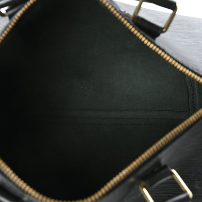 Louis Vuitton Epi Speedy 25 Black 5 of 12