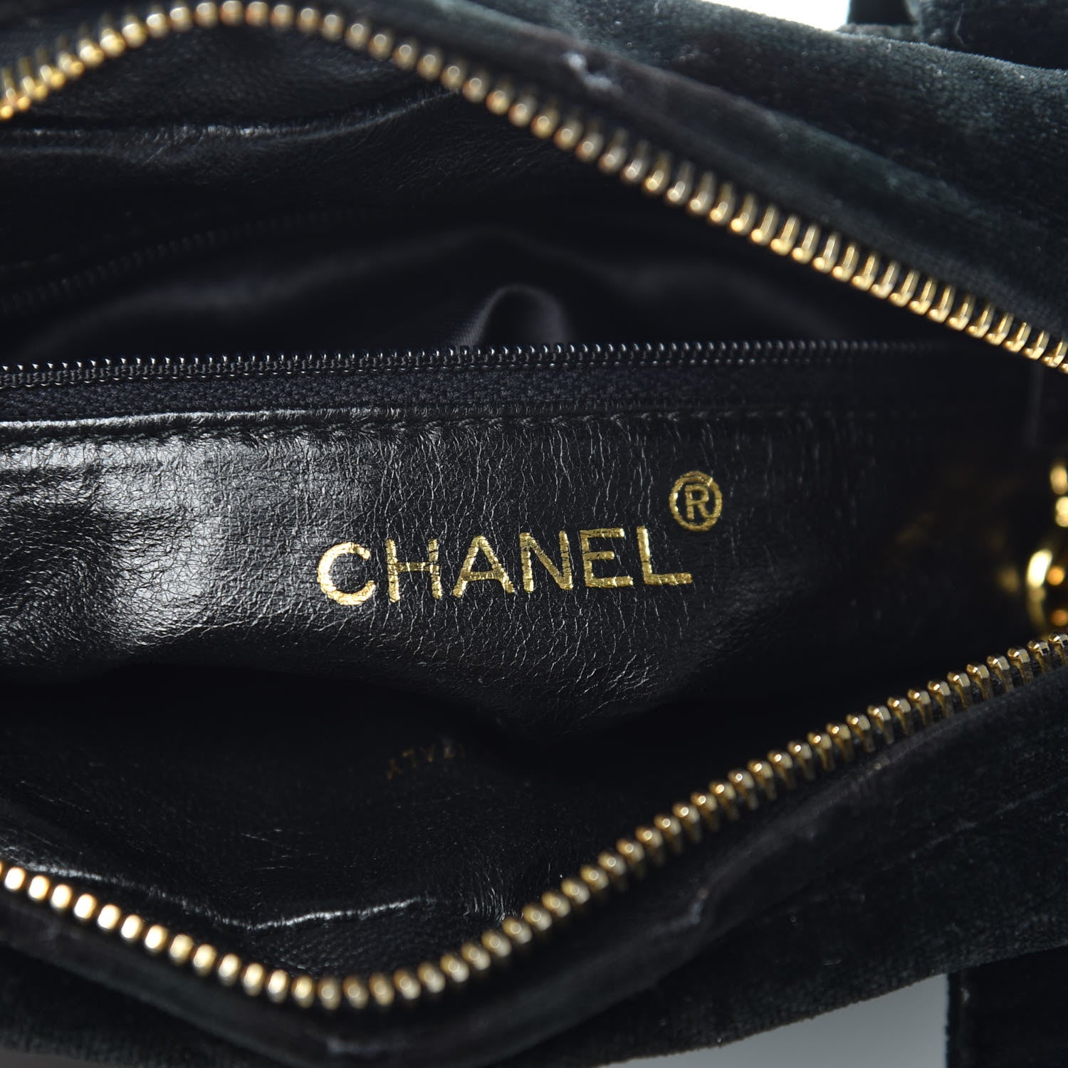 Chanel Velvet Quilted Top Handle Bag Black 8 of 12