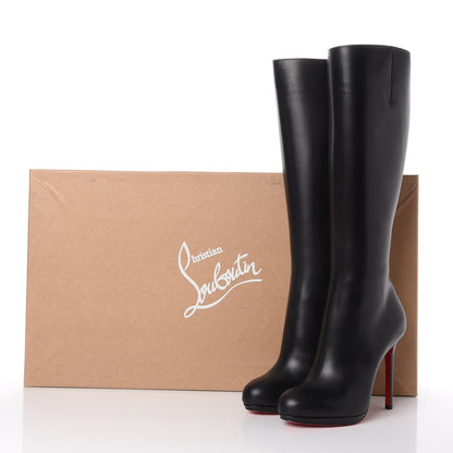 Christian Louboutin Calfskin Botalili 120 Tall Boots 38.5 Black 8 of 8