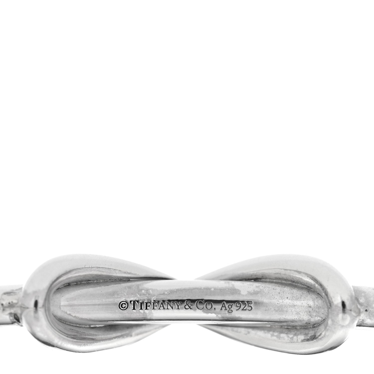 Tiffany Sterling Silver Infinity Cuff Bracelet 3 of 3