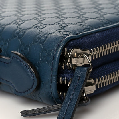 Gucci Guccissima Signature Travel Document Case Blue 10 of 10