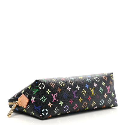 Louis Vuitton Monogram Multicolor Cosmetic Pouch Black Grenade 4 of 7