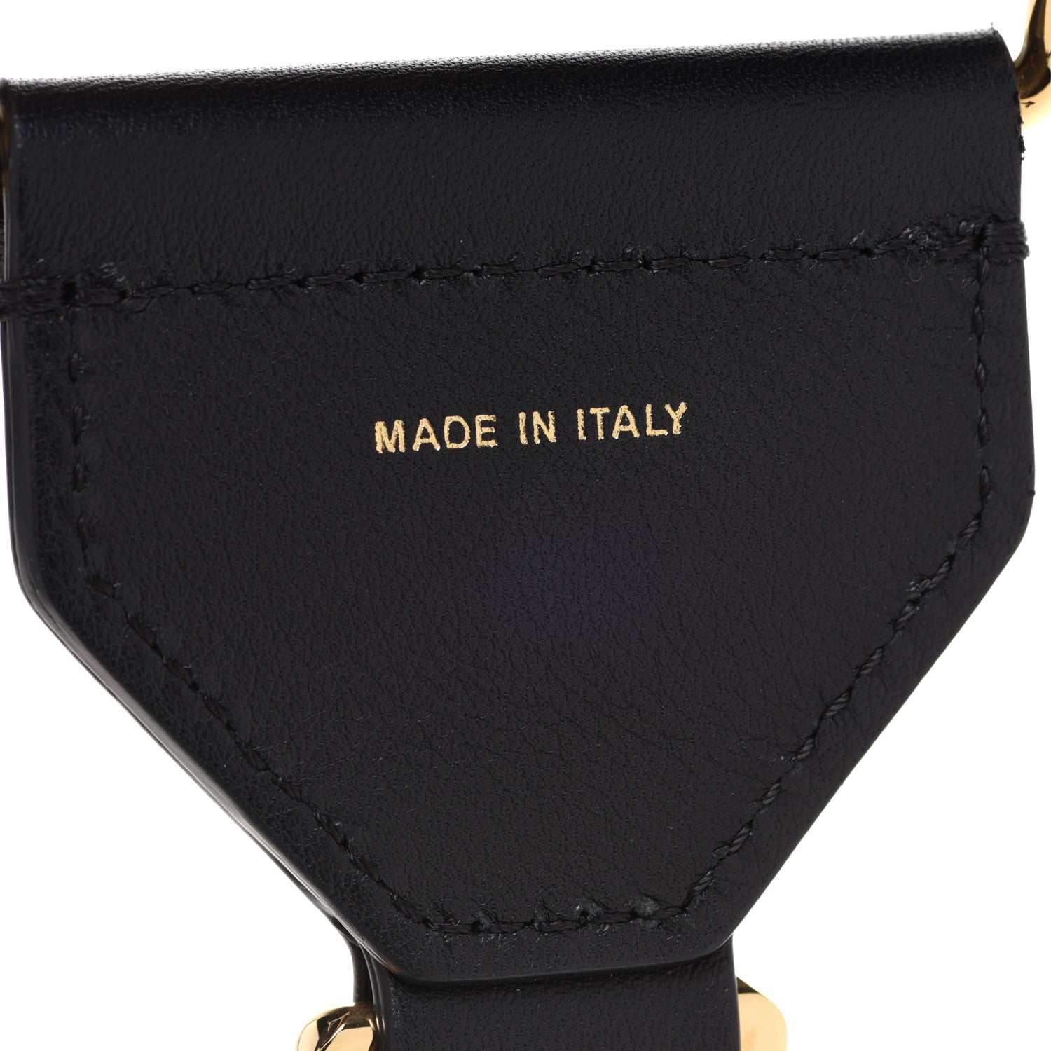 Fendi Ribbon Vitello Seta FF 1974 Adjustable Strap You Black 5 of 5