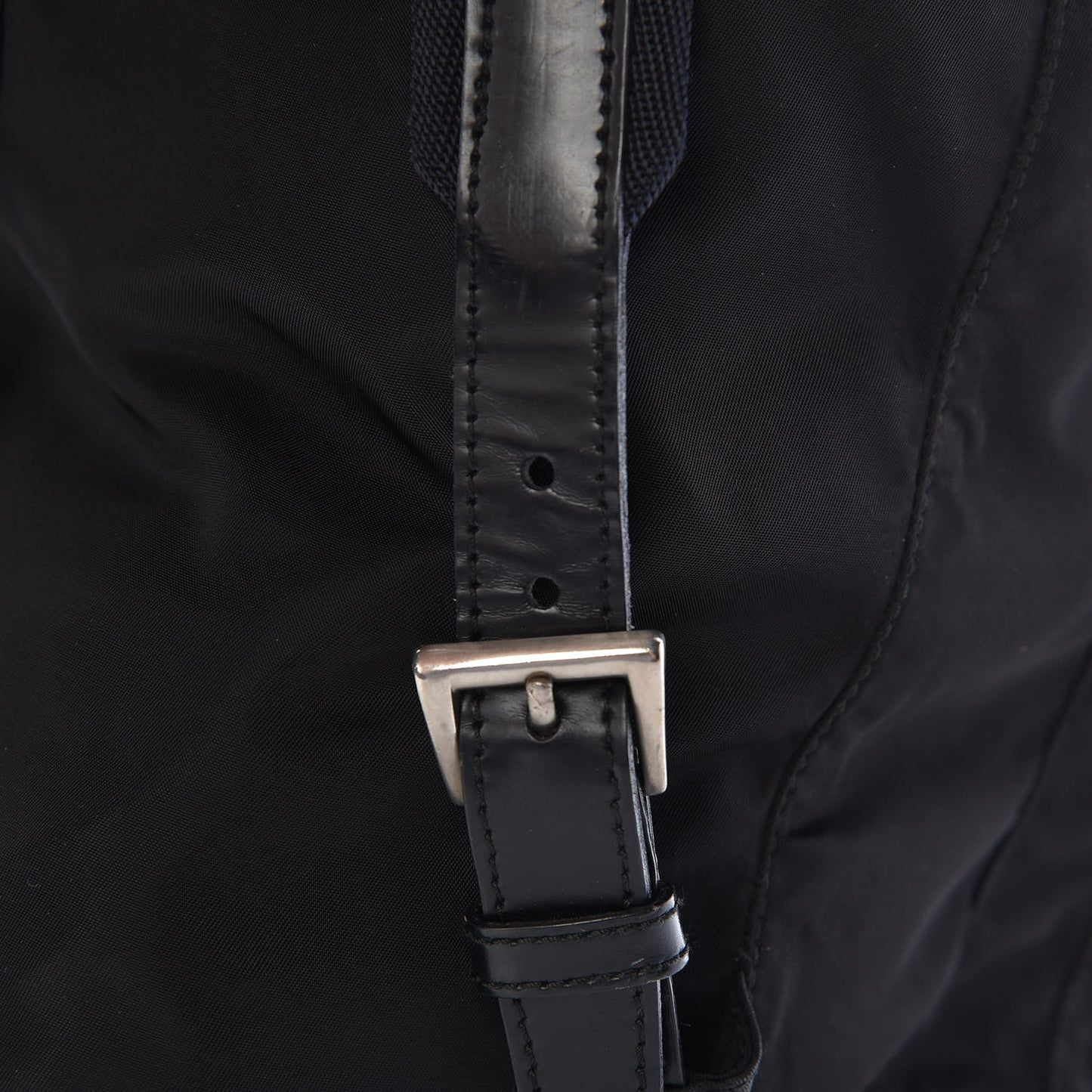 Nylon Vela Medium Backpack Black