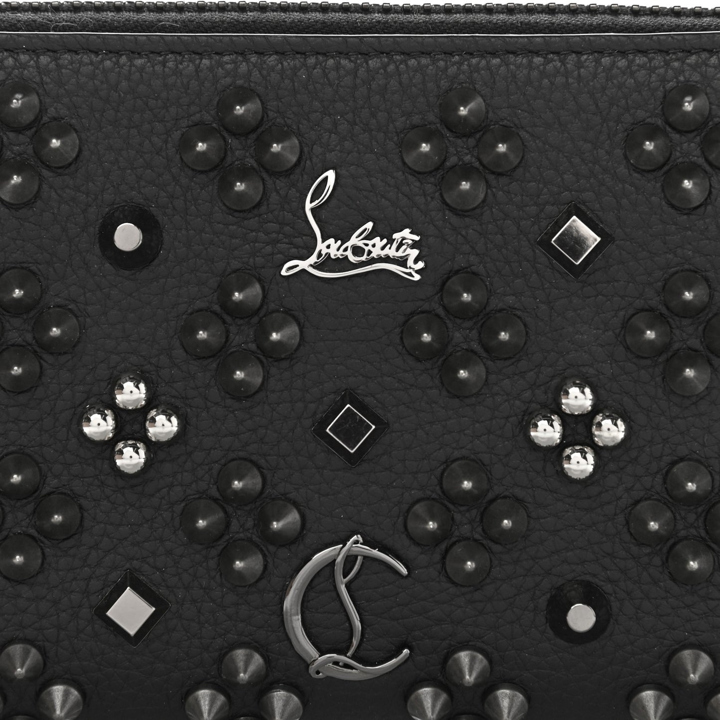 Calfskin Loubinthesky Panettone Wallet Black Multimetal