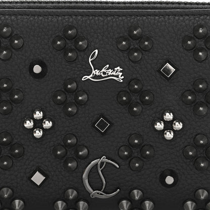 Christian Louboutin Calfskin Loubinthesky Panettone Wallet Black Multimetal 8 of 10