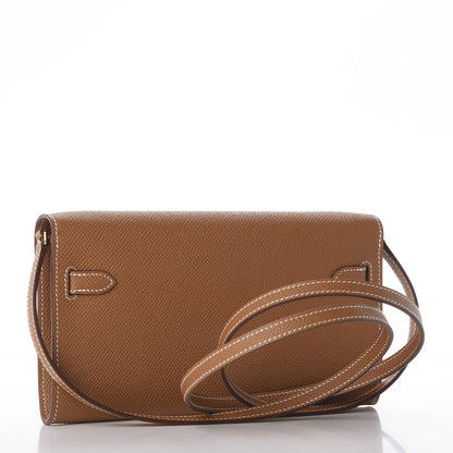 Hermes Epsom Kelly Wallet To Go Gold 4 of 11
