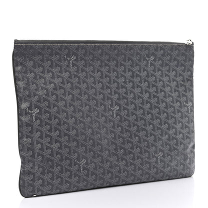 Goyard Goyardine Senat Pochette GM Grey 3 of 9
