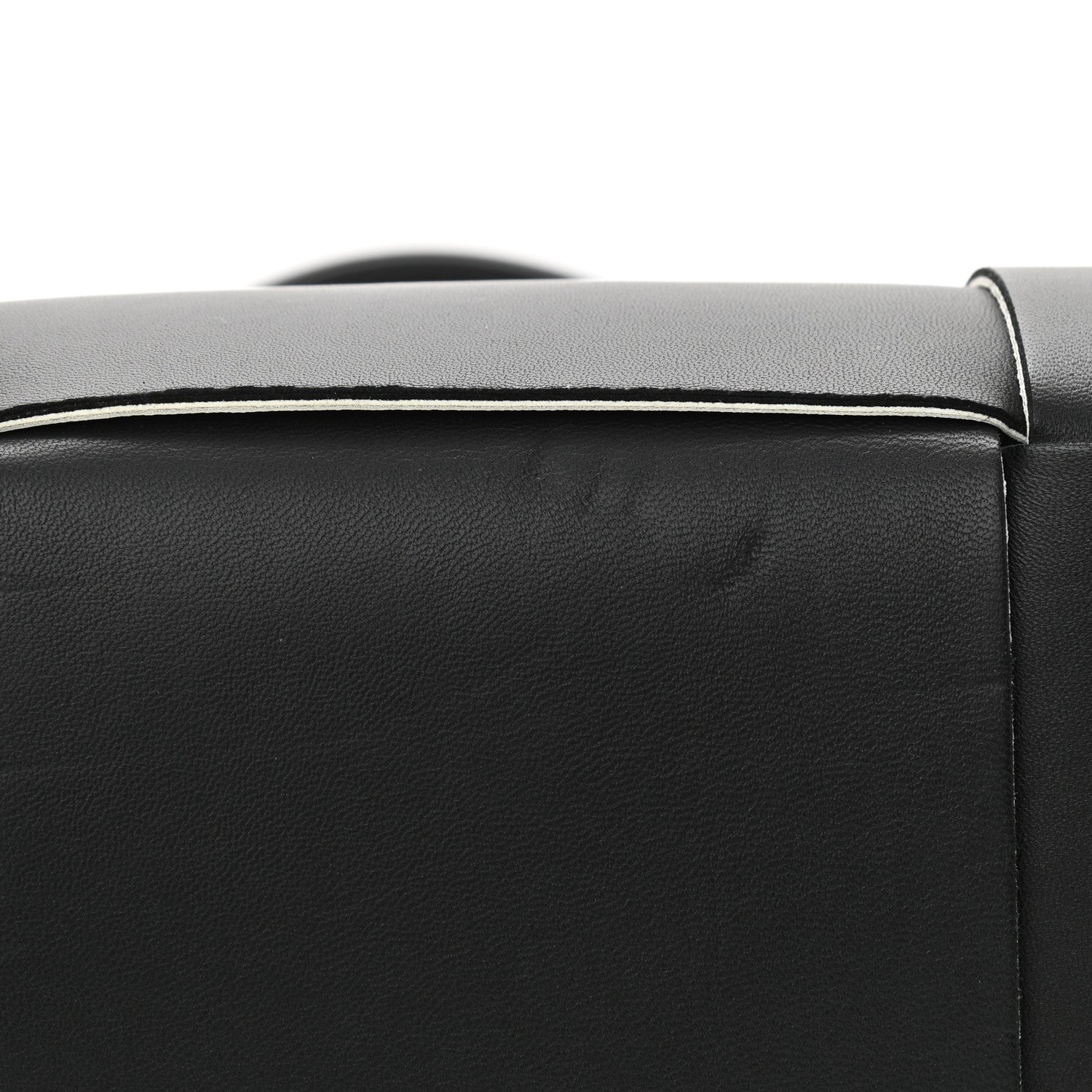 Bottega Veneta Nappa Maxi Intrecciato Arco Tote Black White 9 of 16