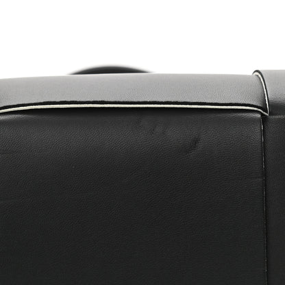 Bottega Veneta Nappa Maxi Intrecciato Arco Tote Black White 9 of 16