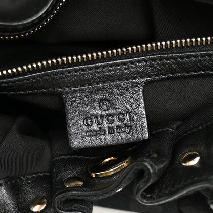 Gucci Monogram Studded Pelham Medium Tote Black 5 of 9