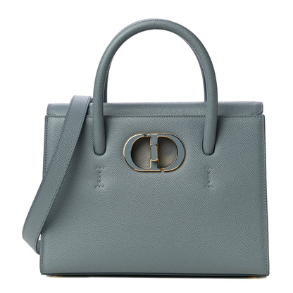 Christian Dior Grained Calfskin Medium St. Honore Tote Cloud Blue 1 of 10