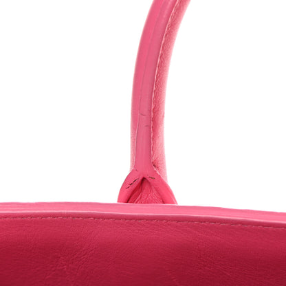 Saint Laurent Calfskin Sac De Jour Nano Lipstick Fuchsia 11 of 15