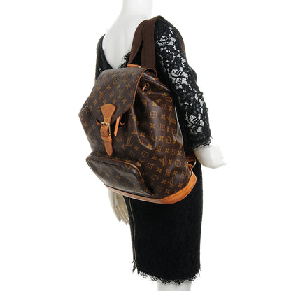 Louis Vuitton Monogram Montsouris GM Backpack 2 of 9