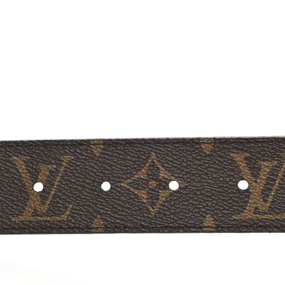 Louis Vuitton Monogram Epi 35mm LV Circle Reversible Belt 80 32 Black 3 of 6