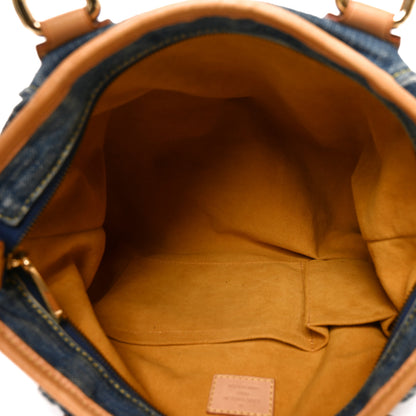 Louis Vuitton Denim Neo Cabby MM Blue 4 of 8
