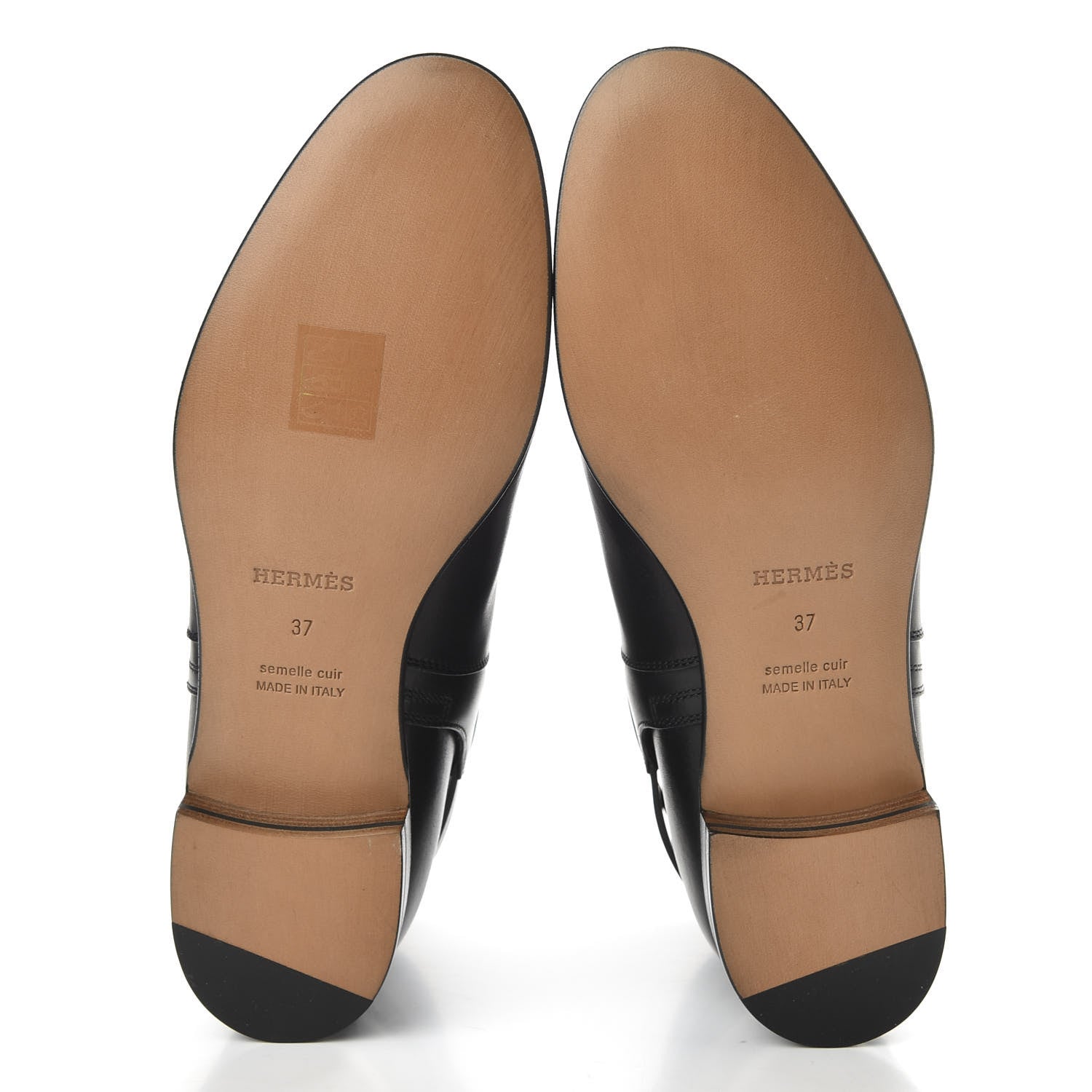 Hermes Calfskin Neo Low Boots 37 Black 6 of 9