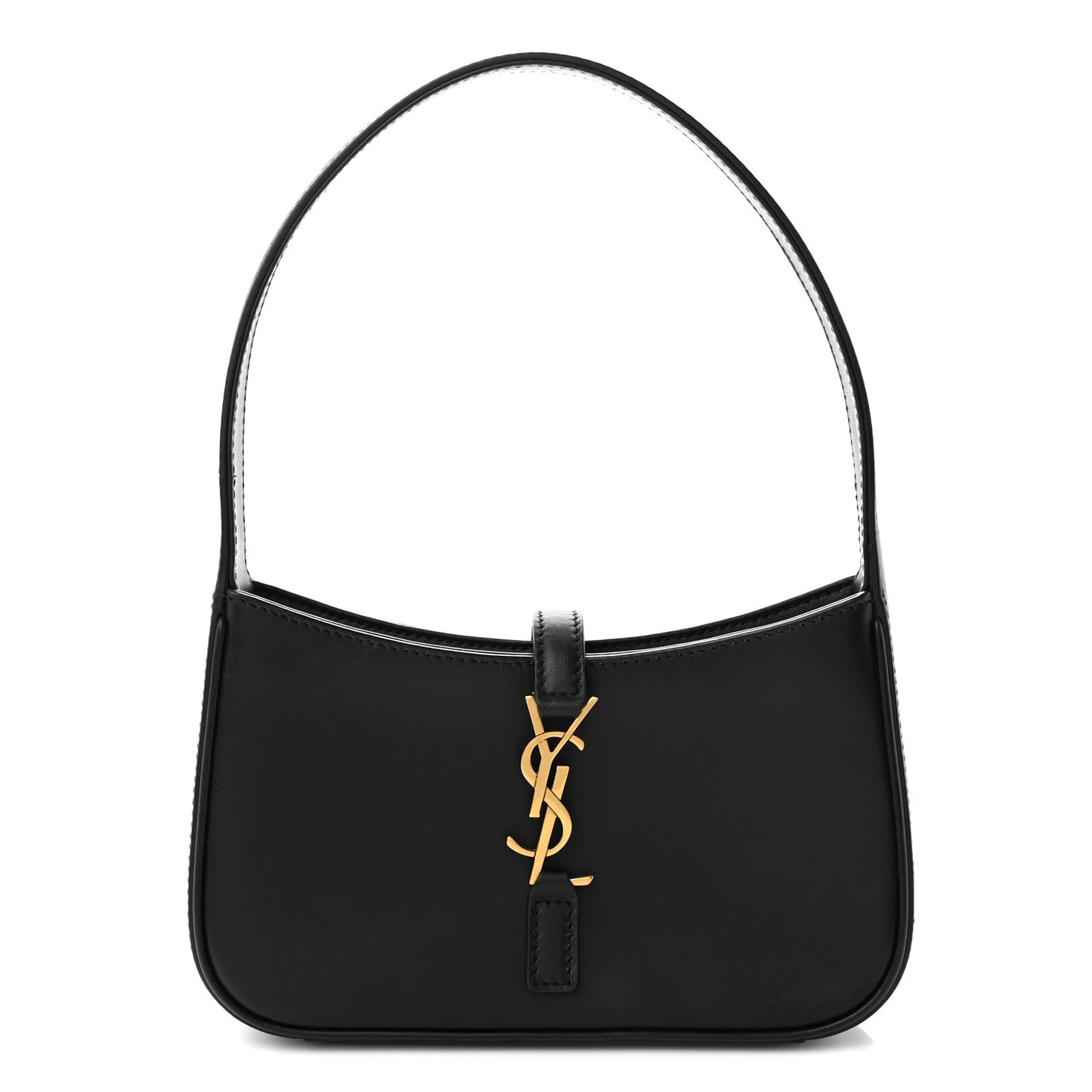 Smooth Calfskin Le 5 A 7 Mini Hobo Black