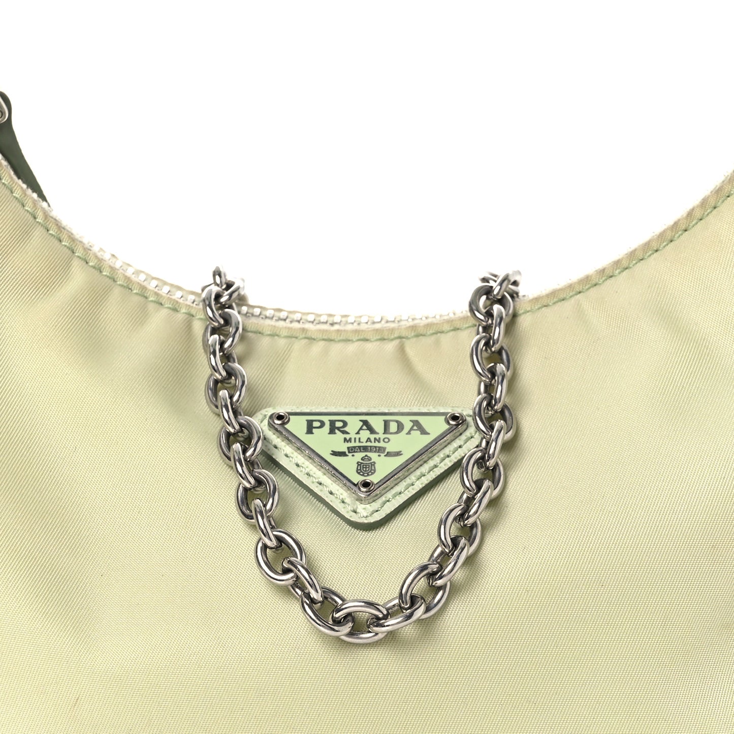 Re-Nylon Saffiano Re-Edition 2005 Shoulder Bag Acqua