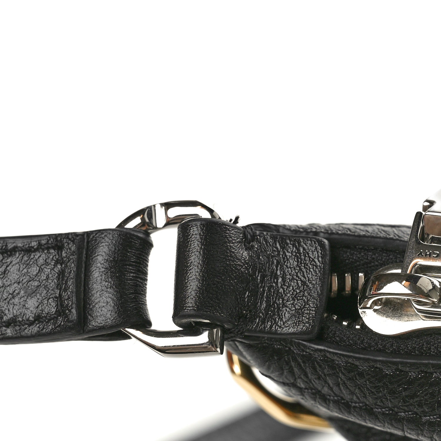 Givenchy Crinkled Calfskin Small Voyou Bag Black 12 of 12