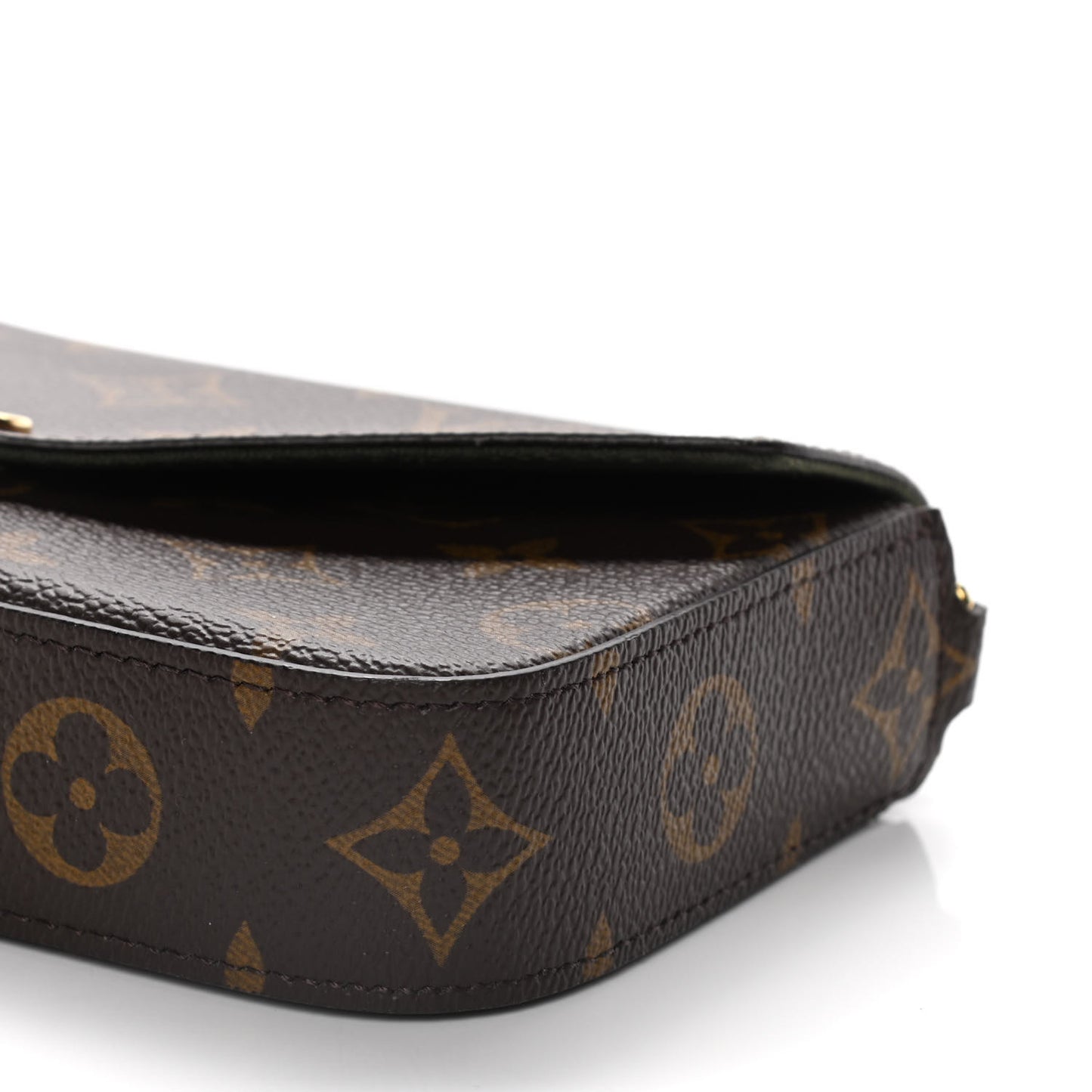 Monogram Felicie Strap & Go Kaki