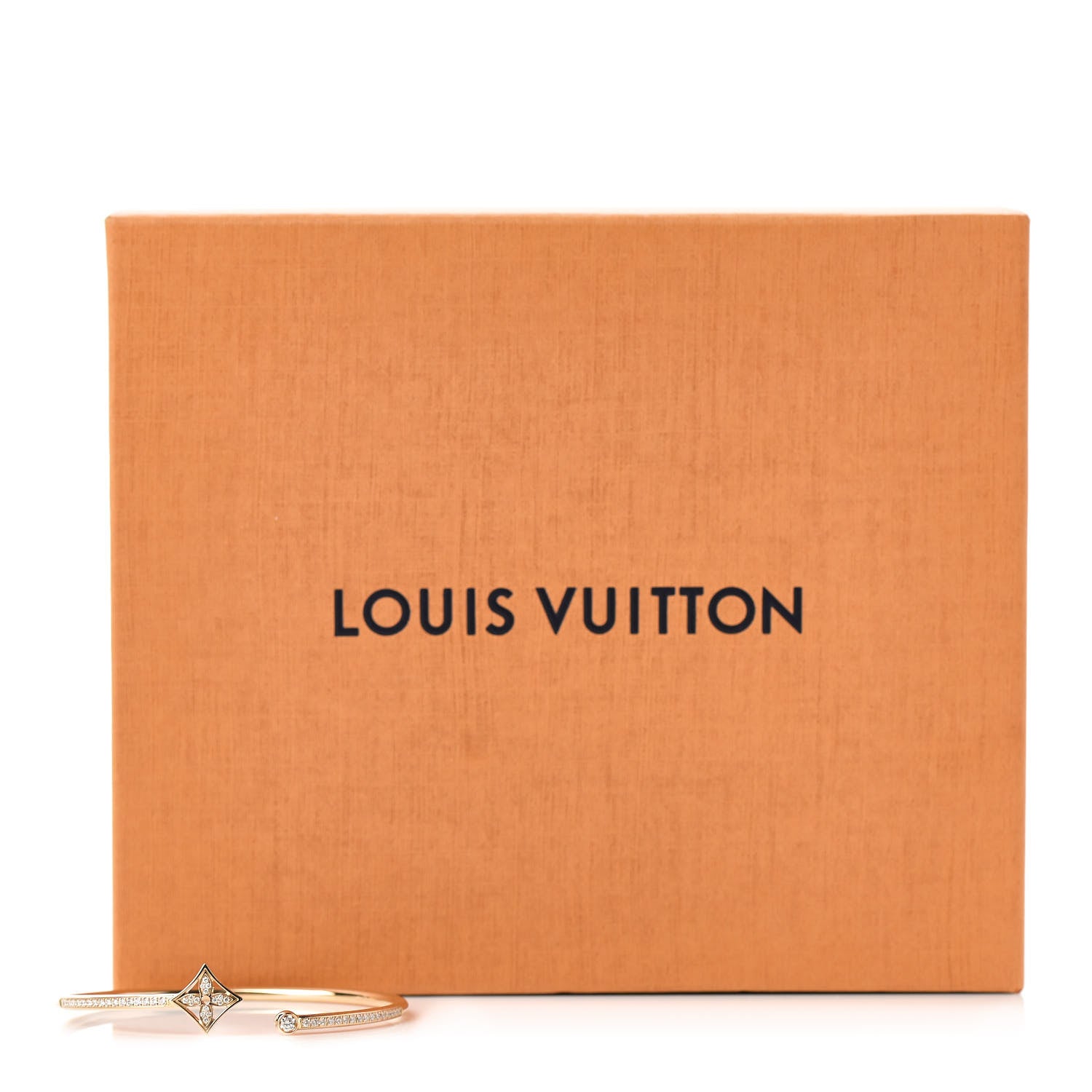 Louis Vuitton 18K Yellow Gold Diamond Pave Idylle Blossom Twist Bracelet 4 of 4