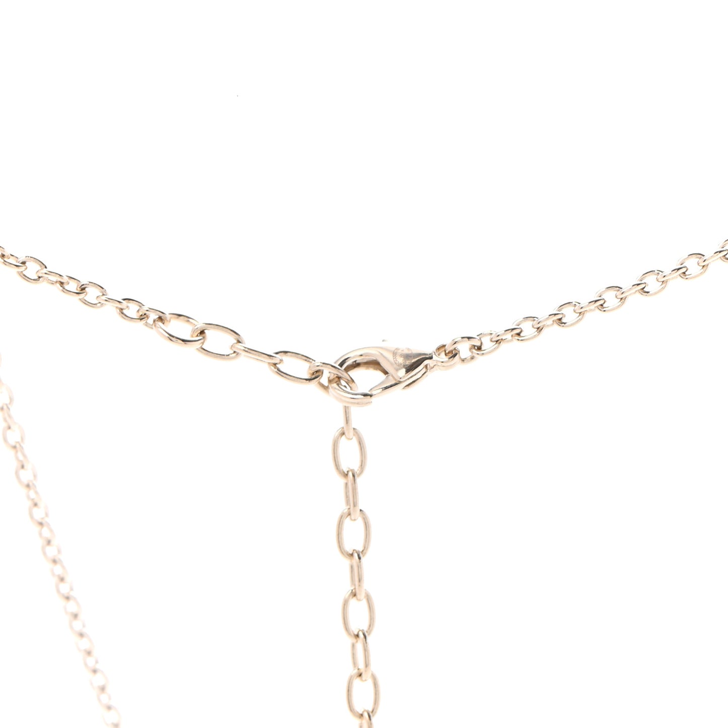 Pearl Logo Necklace Gold