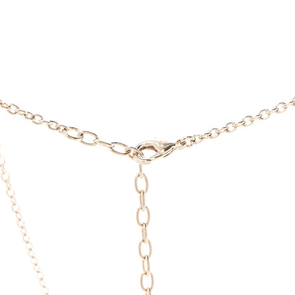 Chanel Pearl Logo Necklace Gold 4 of 6