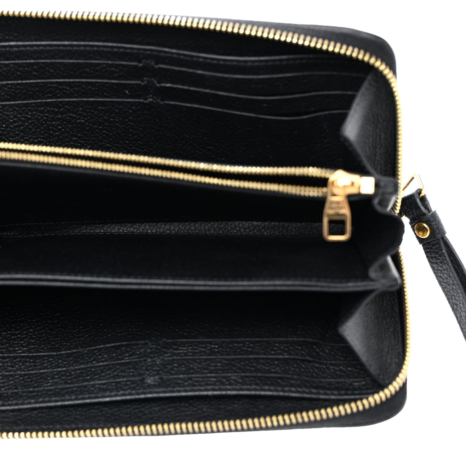 Louis Vuitton Empreinte Monogram Giant Zippy Wallet Black Beige 6 of 6