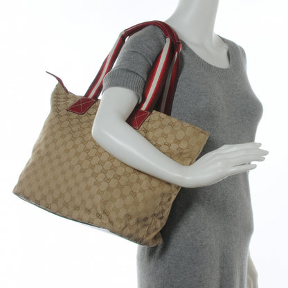 Gucci GG Monogram Large Web Handle Bucket Tote 2 of 8