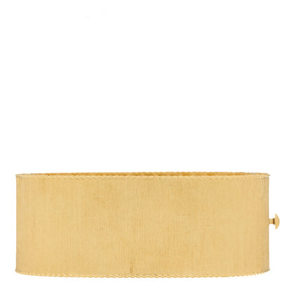 Roberto Coin 18K Yellow Gold Diamond Wide Princess Bangle Bracelet 2 of 5