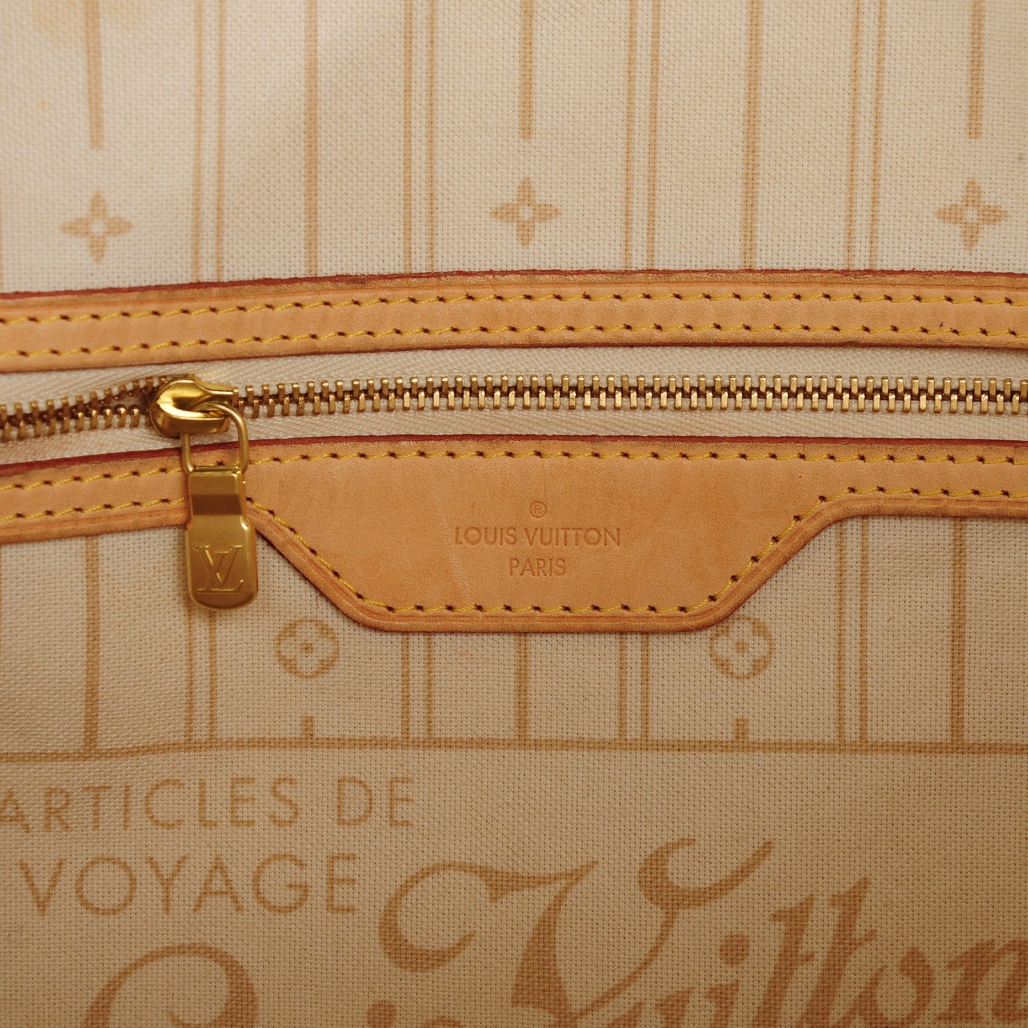 Louis Vuitton Damier Azur Neverfull MM 5 of 10