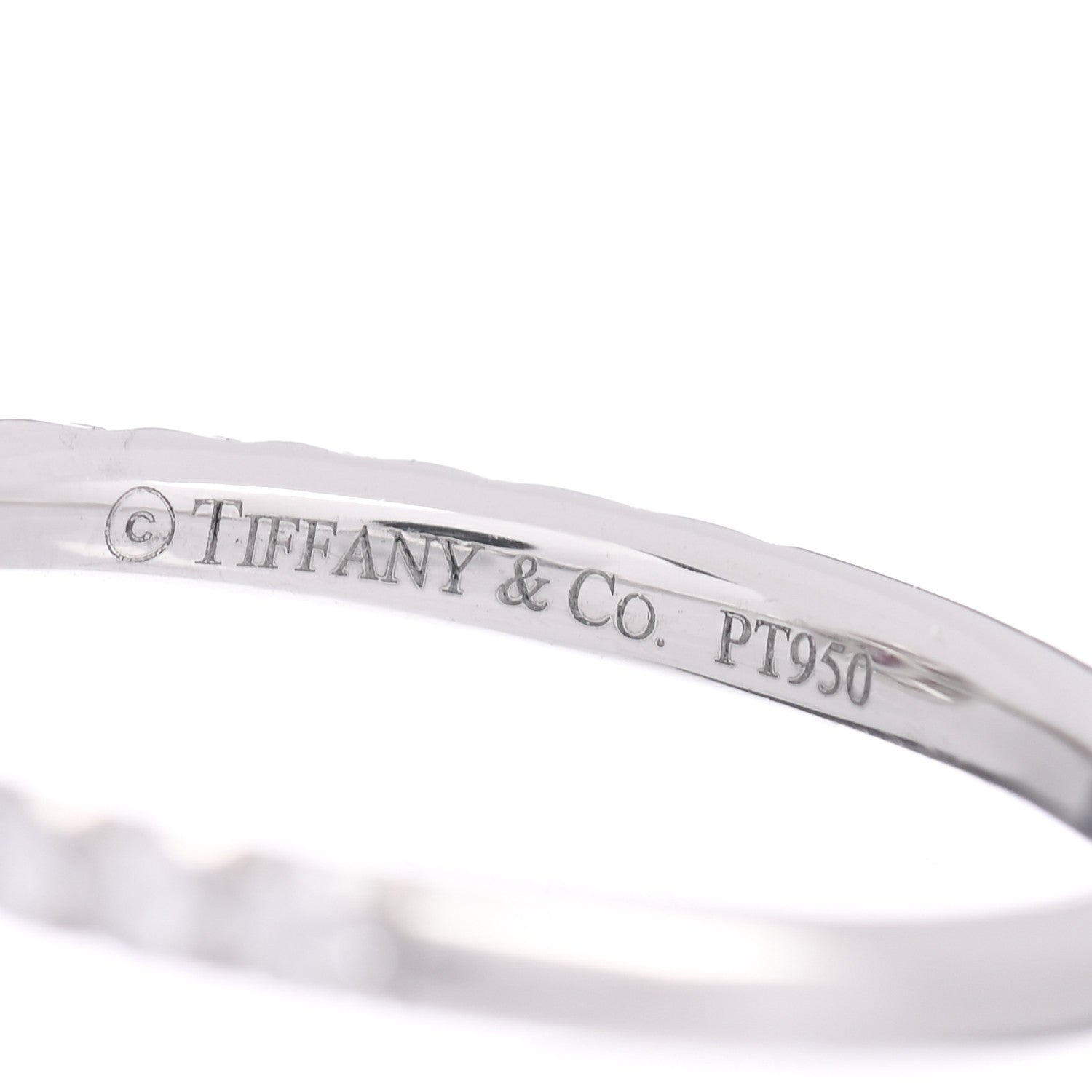 Tiffany Platinum Diamond Ruby Soleste Ring 53 6.25 5 of 6
