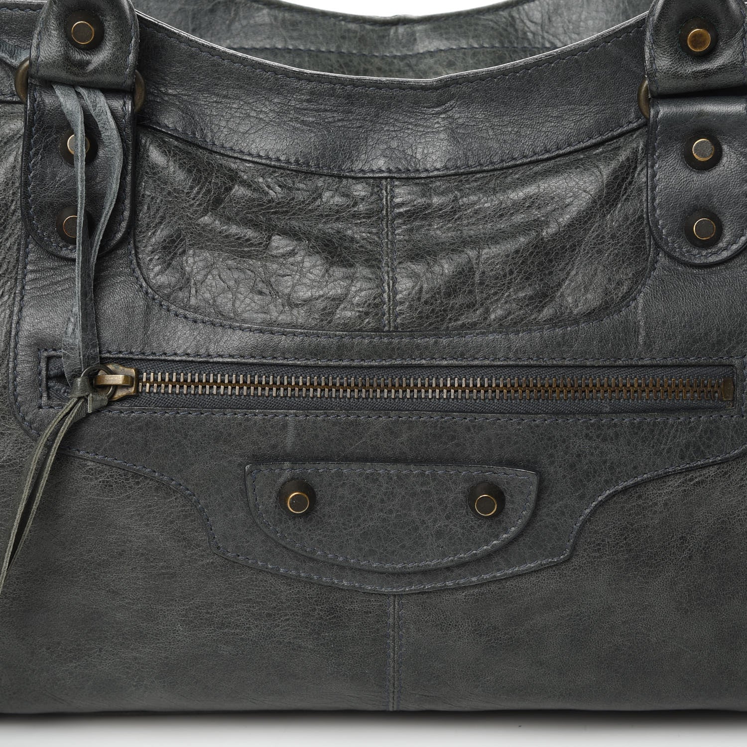 Balenciaga Agneau Classic Hardware Part Time Anthracite 8 of 20