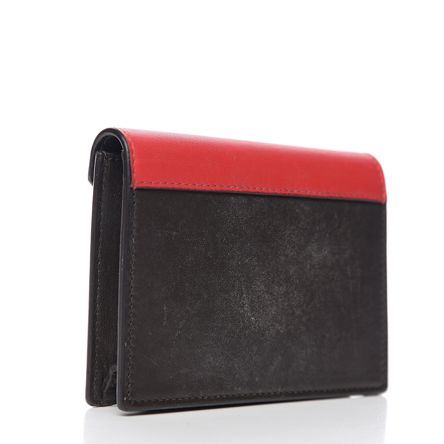 Celine Smooth Calfskin Pocket Card Holder Dark Rust 2 of 5