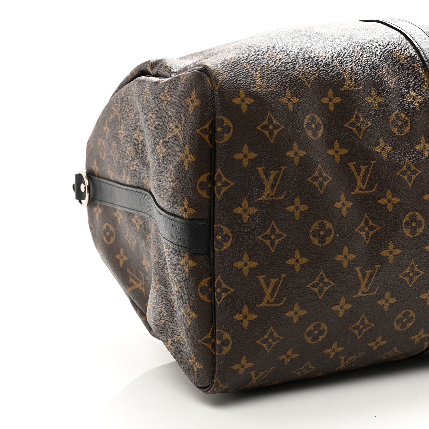 Louis Vuitton Monogram Macassar Keepall Bandouliere 55 9 of 11