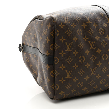 Louis Vuitton Monogram Macassar Keepall Bandouliere 55 9 of 11