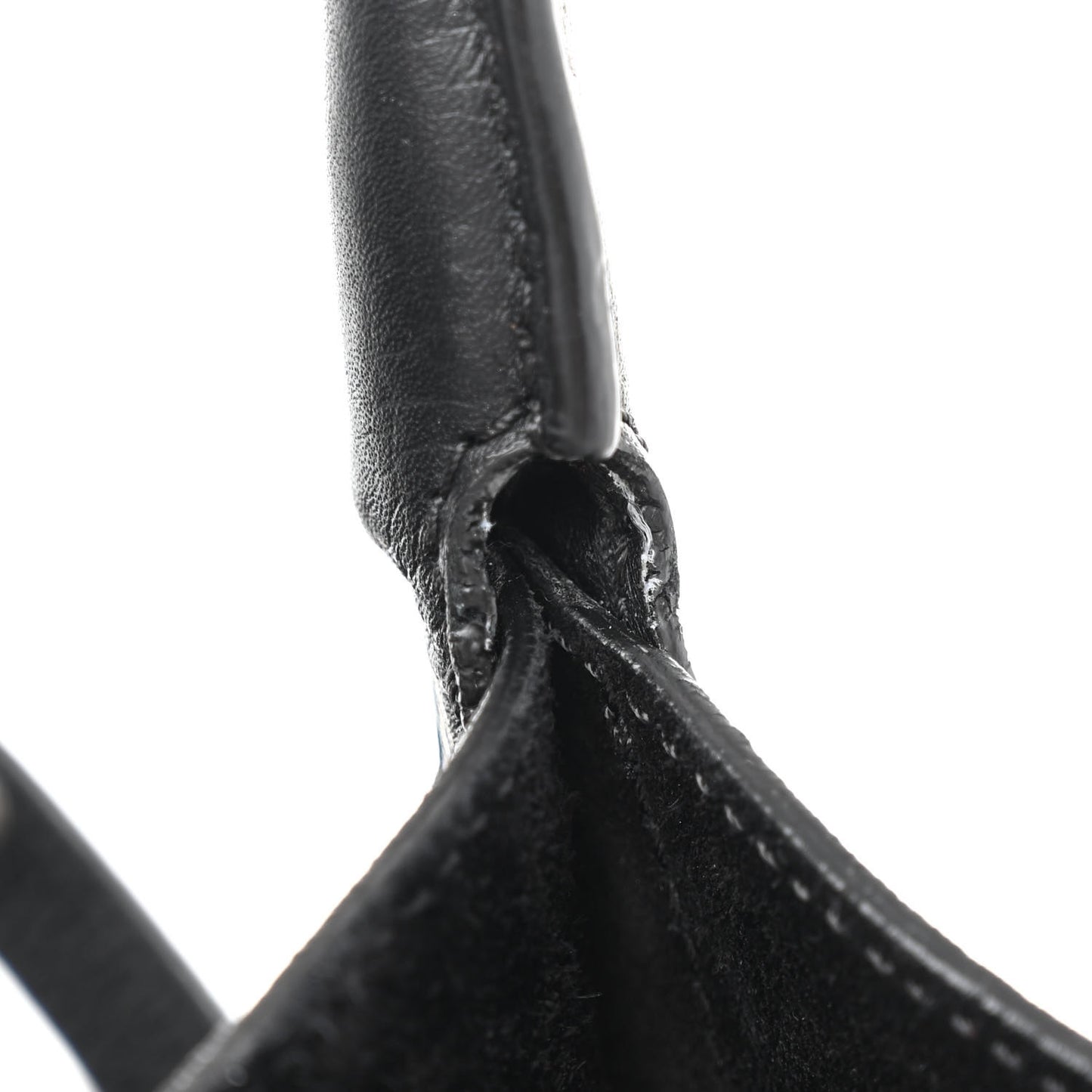 Supple Grained Calfskin Medium Big Bag Black