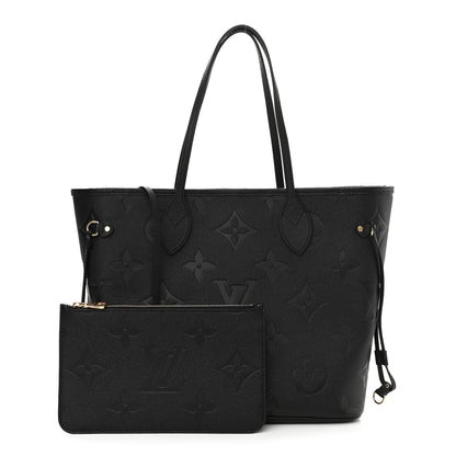 Louis Vuitton Empreinte Monogram Giant Neverfull MM Black 1 of 12
