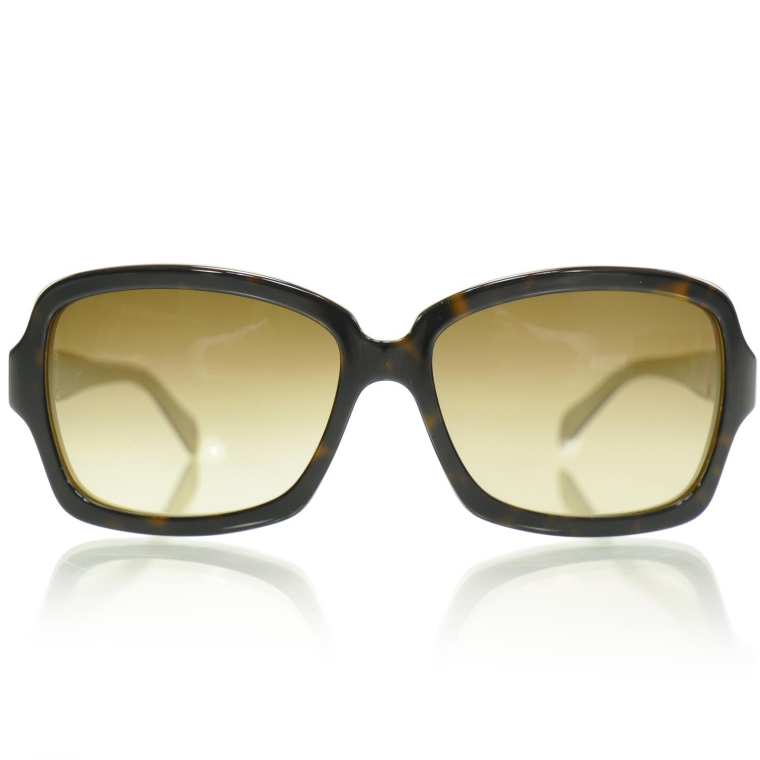 Chanel Tortoise Shell CC Sunglasses 5143 3 of 8