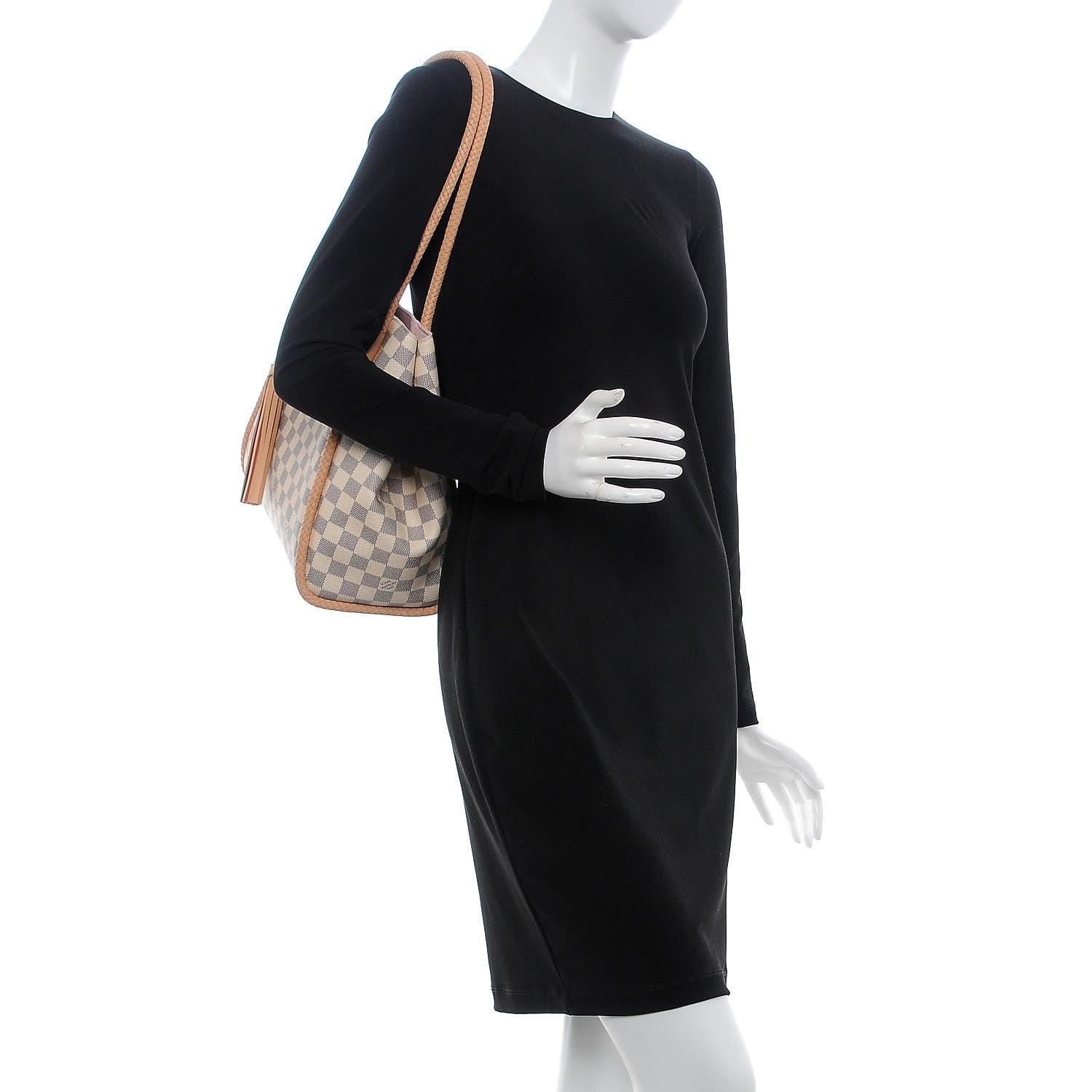 Louis Vuitton Damier Azur Propriano Rose Ballerine 2 of 10
