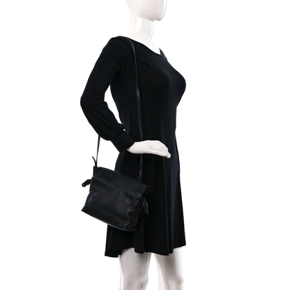 Loewe Calfskin Mini Flamenco Knot Clutch Black 2 of 10