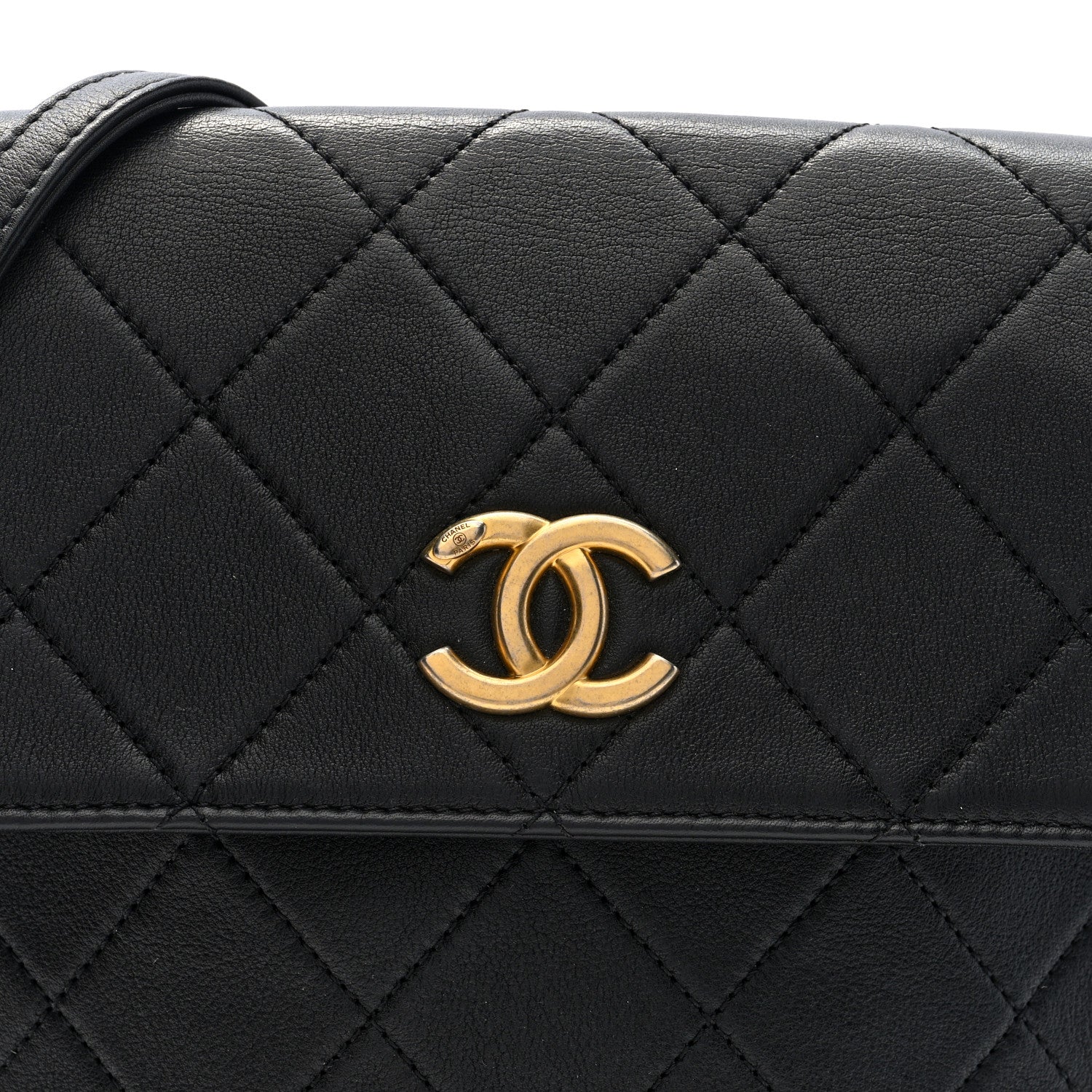 Chanel Calfskin Quilted Pearl Small About Pearls Hobo Bag Black 8 of 10
